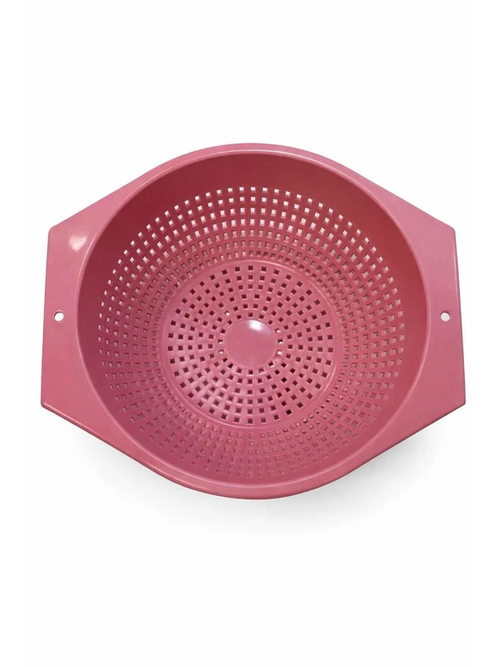 Vintage Shamrock Neatway Pink Colander Strainer with Handles Made In USA See